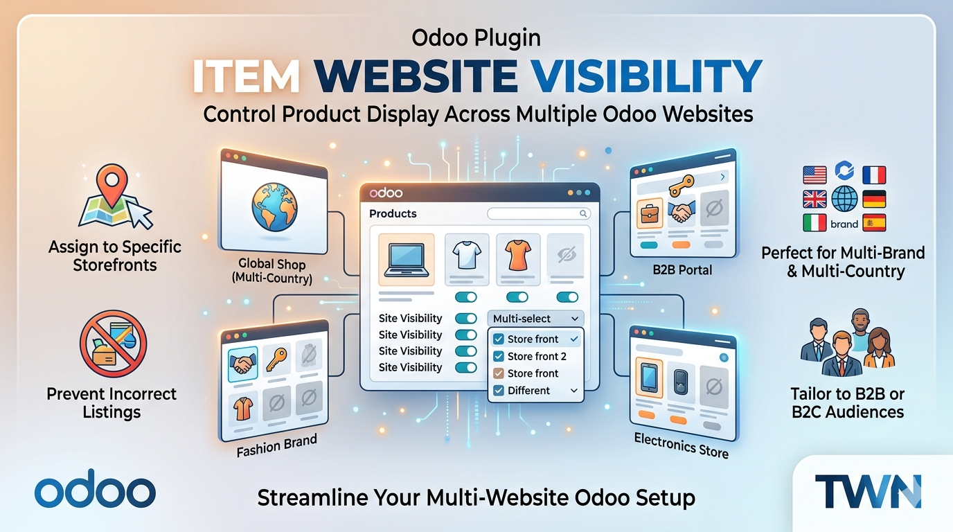 Odoo Item website visibility plugin preview